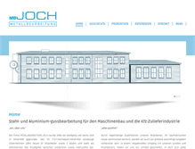 Tablet Screenshot of mb-joch.de